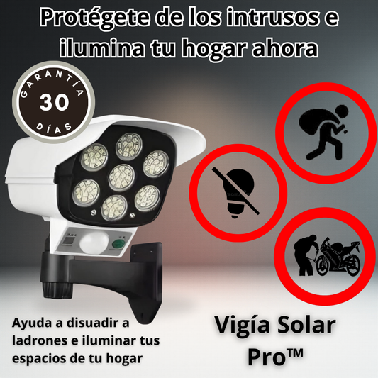 Vigía Solar Pro™ – Ilumina y Disuade